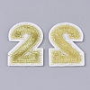 Computerized Embroidery Cloth Iron On/Sew On Patches AJEW-T006-011-3