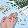 2 Bags Sea Animals Alloy Hair Braid Pendant OHAR-BM0001-05-3