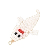 Halloween TOHO Glass Seed Beaded Pendants PALLOY-MZ01386-02-2