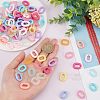 360Pcs 12 Style  Acrylic Linking Rings FIND-FH0003-75-3