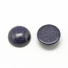 Synthetic Blue Goldstone Cabochons G-R416-12mm-34-2