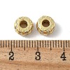 Brass Micro Pave Cubic Zirconia Beads KK-D324-20G-2