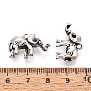 Tibetan Style Alloy Pendants TIBEP-T054-22AS-3