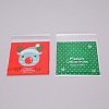 Christmas Theme Rectangle OPP Self-Adhesive Cookie Bags OPP-SZC0001-02E-2