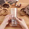   4Pcs 2 Style Walnut Wood Cup Sleeve AJEW-PH0003-87-3