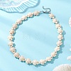 Ocean Sea Turtule Dyed Synthetic Turquoise Beaded Necklaces for Women NJEW-JN06075-1