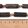 Natural Banded Agate/Striped Beads Strands G-A306-B02-01-5