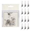 12Pcs Yarn Ball Shape Alloy Charms Locking Stitch Marker PW-WGEBAEF-05-1