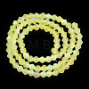Imitate Austrian Crystal Bicone Frosted Glass Beads Strands GLAA-F029-TM2mm-A21-3