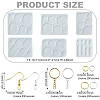 DIY Hexagon & Rhombus & Triangle & Oval Pendant Silicone Molds for DIY Earring Making DIY-YW0009-86-2