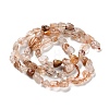 Natural Rutilated Quartz Beads Strands G-P497-01C-20-3