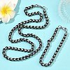 201 Stainless Steel Box Chain Necklaces & Chain Bracelets SJEW-G087-04P-1