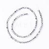 Non-Magnetic Synthetic Hematite Beads Strands G-D800-12G-2