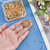 100Pcs 316L Surgical Stainless Steel Leverback Earring Findings STAS-BBC0010-91-3