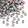 Opaque Acrylic Beads OACR-H052-02A-1