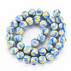 Handmade Polymer Clay Beads Strands CLAY-N008-054-08-2