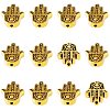 Tibetan Style Alloy Beads TIBEB-PH0004-57-1