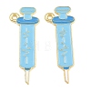 Medical Theme Alloy Enamel Pendants AL-CBA2919-03G-04A-1