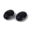 Synthetic Blue Goldstone Cabochons G-O175-15G-01-2