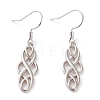 Brass Dangle Earrings EJEW-B002-05P-1