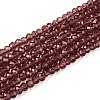 Glass Beads Strands LS-EGLA-A044-T1mm-D13-1