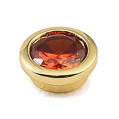 Brass Pave Cubic Zirconia Cabochons CU-CBA30E8-03G-05-1