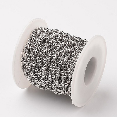 304 Stainless Steel Ball Link Chains CHS-L015-39-1