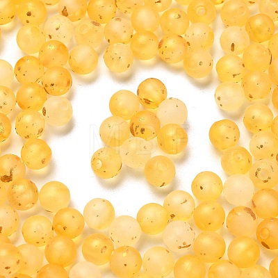Frosted Transparent Acrylic Beads X1-OACR-F013-13I-1
