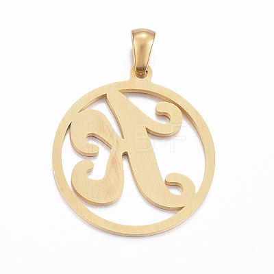 Ion Plating(IP) 304 Stainless Steel Pendants STAS-K162-053G-1