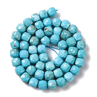 Natural Howlite Beads Strands G-G001-B03-05-1