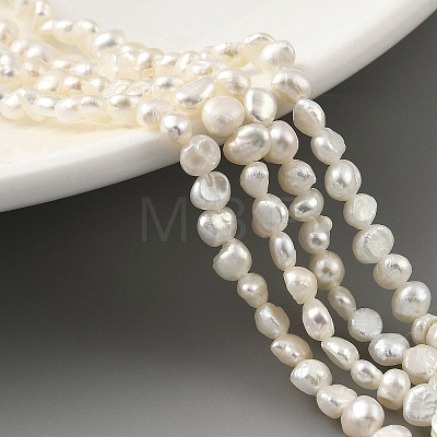 Natural Cultured Freshwater Pearl Beads Strands PEAR-A006-02C-1