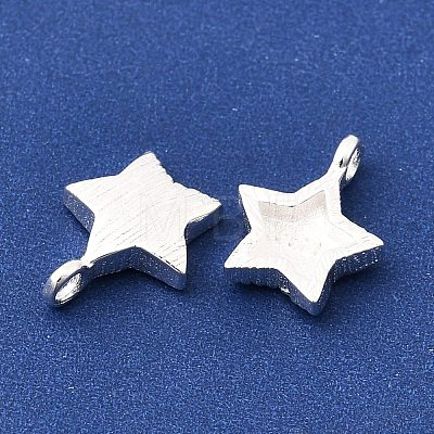 925 Sterling Silver Textured Star Charms STER-K188-09A-S-1