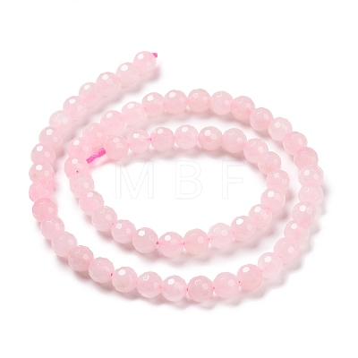 Natural Rose Quartz Beads Strands G-E571-07A-1