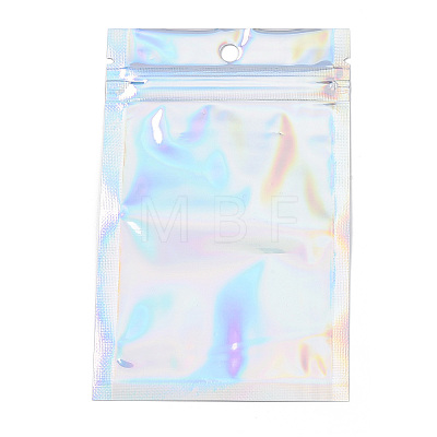 Rectangle Zip Lock Plastic Laser Bags OPP-YWC0001-7X12-1