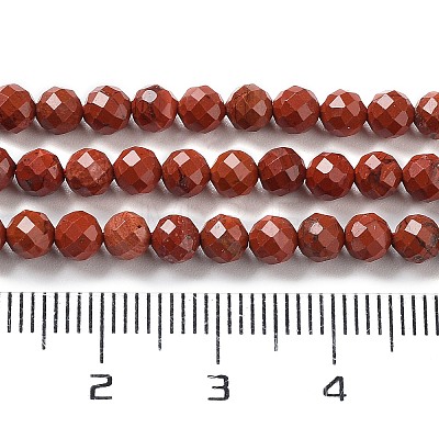 Natural Red Jasper Beads Strands G-J400-E15-02-1