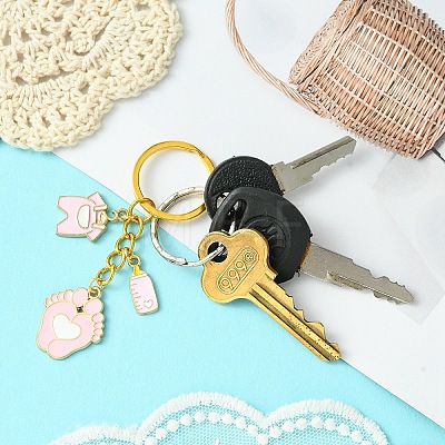 Alloy Enamel Keychain KEYC-YW00023-01-1