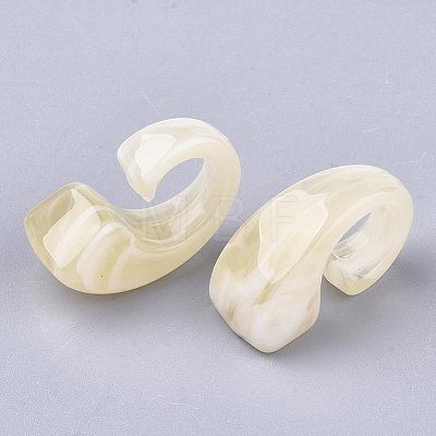 Acrylic Beads X-OACR-S021-11I-1