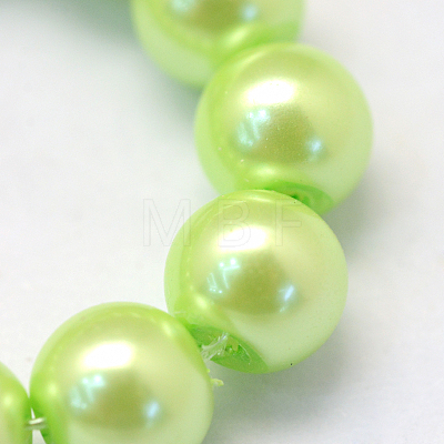 Baking Painted Glass Pearl Bead Strands HY-Q003-3mm-07-1