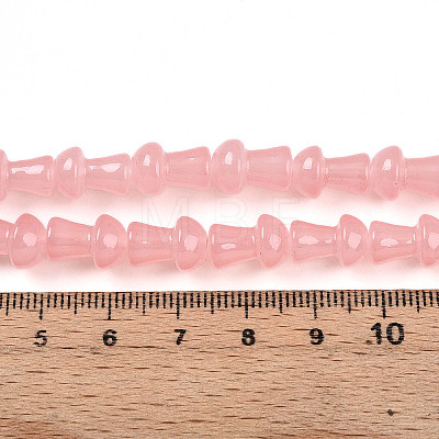 Baking Paint Glass Beads Strands DGLA-N007-01C-1
