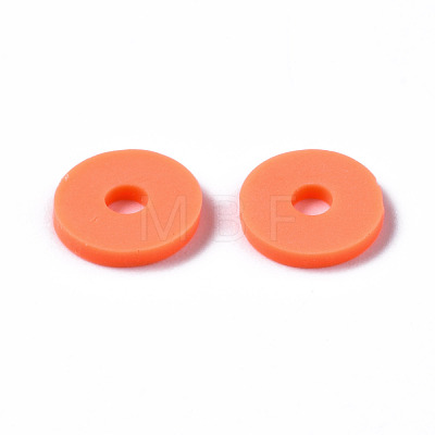 Eco-Friendly Handmade Polymer Clay Beads CLAY-R067-8.0mm-B12-1