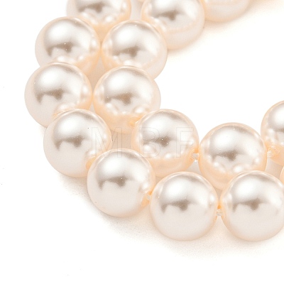Glass Pearl Beads Strands HY-G002-01D-03-1