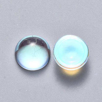 Transparent Glass Cabochons X-GLAA-S190-013A-B01-1