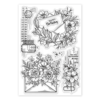 Custom PVC Plastic Clear Stamps DIY-WH0448-0530-1