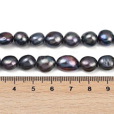 Natural Cultured Freshwater Pearl Beads Strands PEAR-P064-20K-03D-1