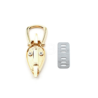 Zinc Alloy Bag Lock Accessories AJEW-WH0277-09LG-1