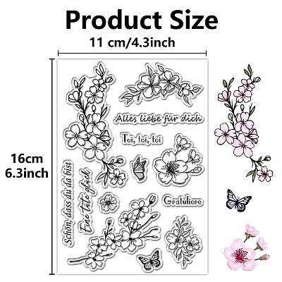 Custom PVC Plastic Clear Stamps DIY-WH0439-0432-1