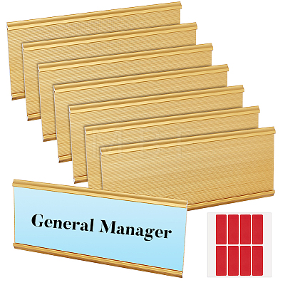 8Pcs Aluminium Alloy Commodity Label Display FIND-BC0019-69B-01-1