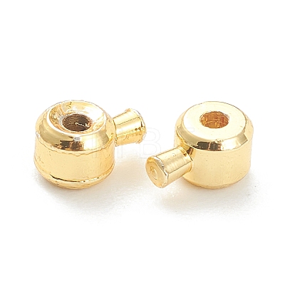 Brass Crimp Beads KK-F826-03G-1