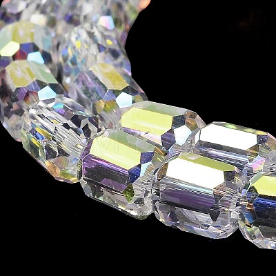 Electroplate Glass Beads X1-EGLA-D030-19Q-1