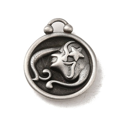 304 Stainless Steel Pendants STAS-L022-306AS-06-1